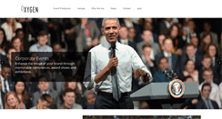 Desktop Screenshot of oxygen-events.com