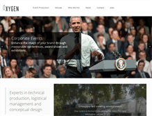 Tablet Screenshot of oxygen-events.com